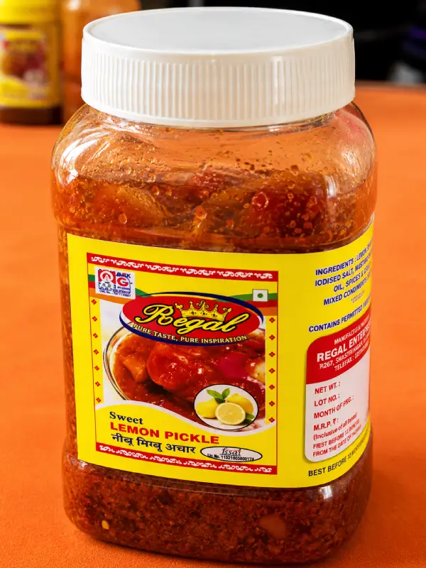 Alternative view of Lemon Pickle